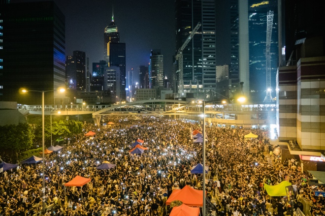 Hong Kong's Umbrella Revolution by Pasu Au Yeung